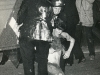 Paul Conroy is dragged away by police after being run over by a police van during riots in Toxteth.